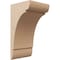 Ekena Millwork 8"W x 8"D x 16"H Wide Olympic Rough Cedar Woodgrain TimberThane Corbel, Primed Tan CORUR08X08X16OLYRCPR - alternate 1